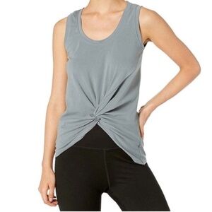 3/$15 *New* Niyama Sol tie tank cement dark gray tie tank top size Large
